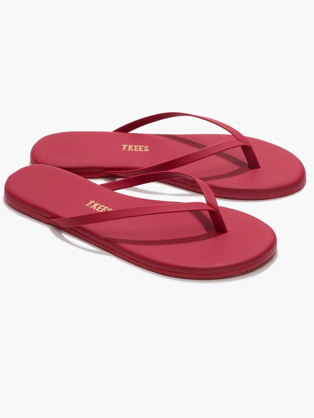 TKEES Lily Pigments Sandals - Red Size 7